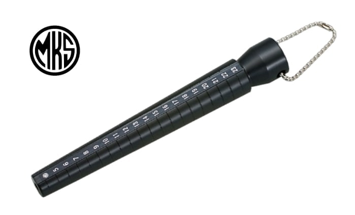 Pちゃんサイズ棒、リングゲージ棒で指輪のサイズ計測に使用します。明工舎製作所（MKS）株式会社BISOネットショップ
